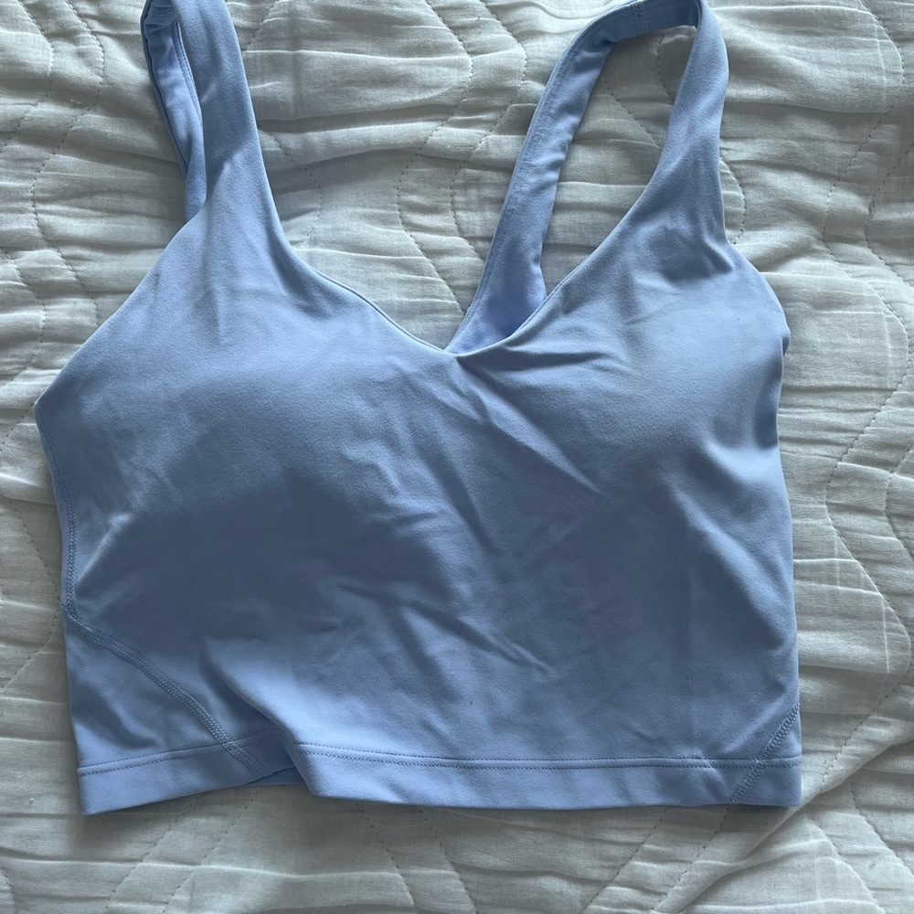 lululemon pastel blue align tank